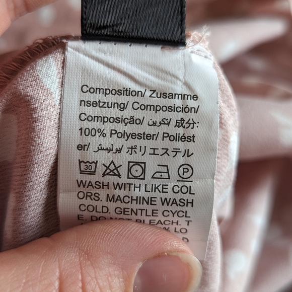 🌻2 for $20 | Pink & White Speckled Jaguar Print Shein Mido Skirt Size Large - Picture 4 of 6